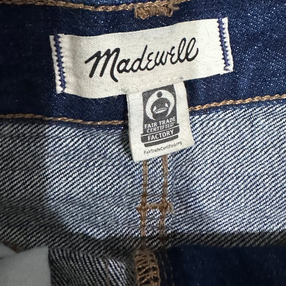 Madewell Baggy Tapered Jeans in in Dressler Wash - Size 23" - Picture 2 of 14